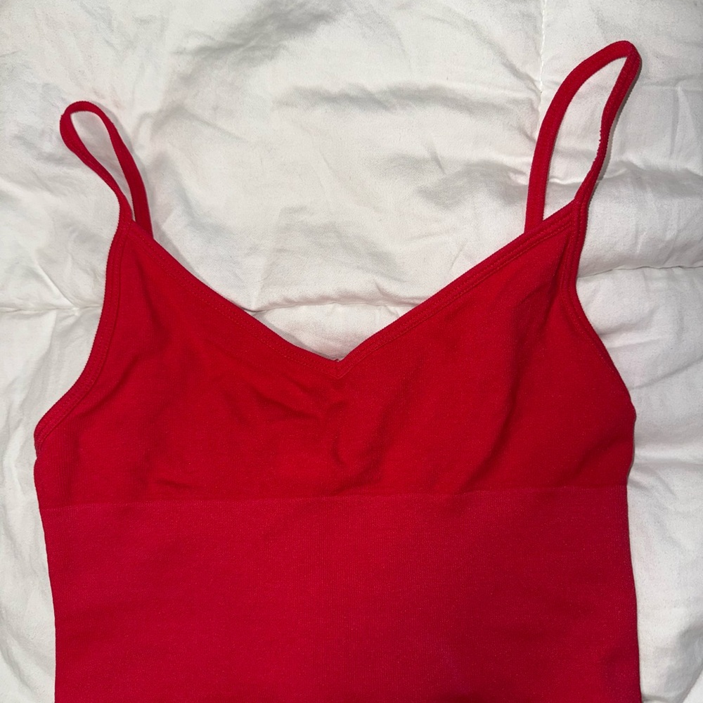 Zara Red Crop Top
